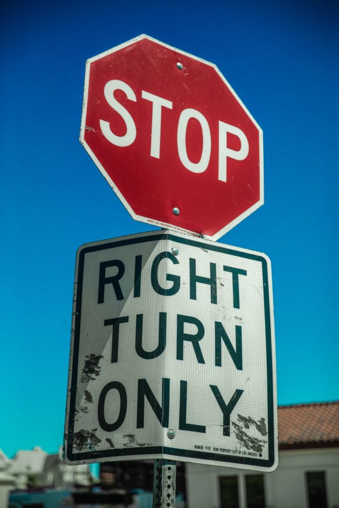 photo of road sign